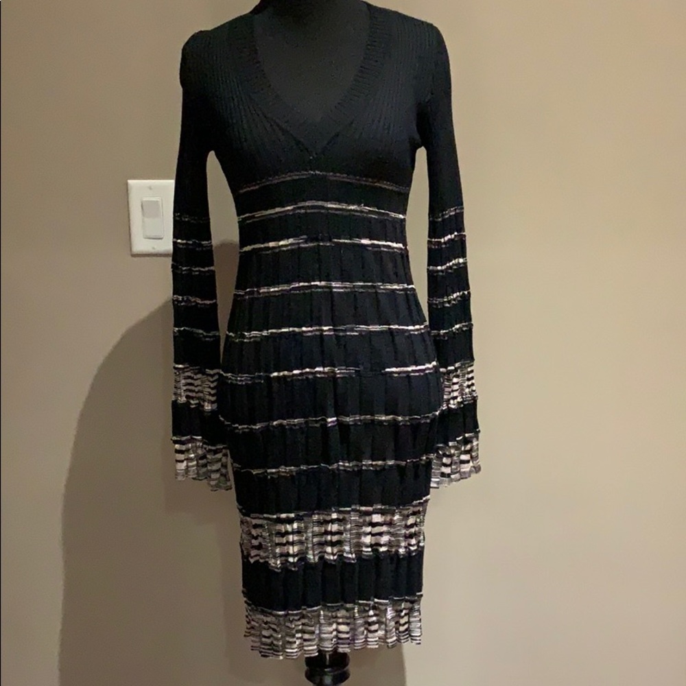 Missoni Black and Cream Knit Dress